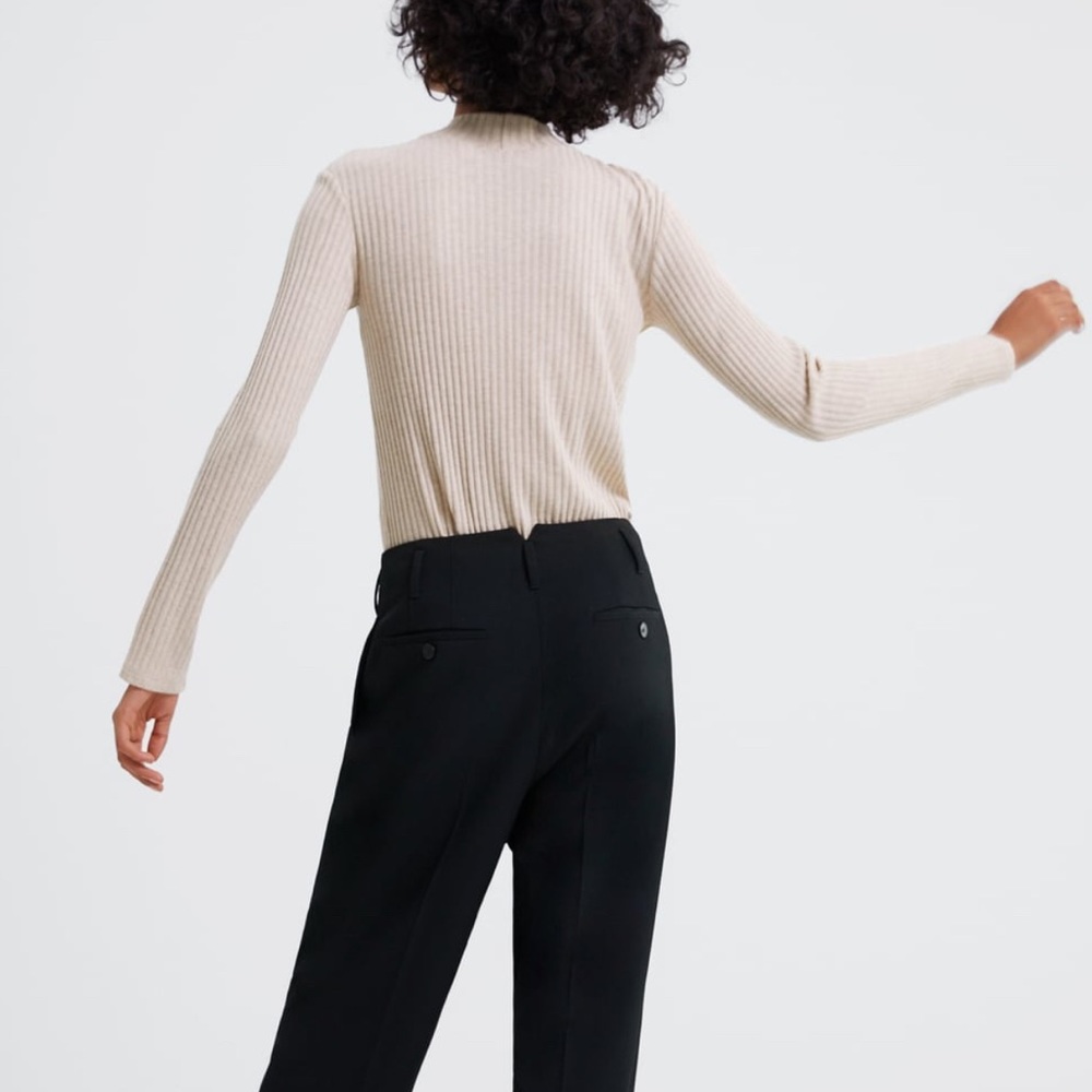 Zara Sand Soft Touch Long Sleeve Shirt - Picture 5 of 8